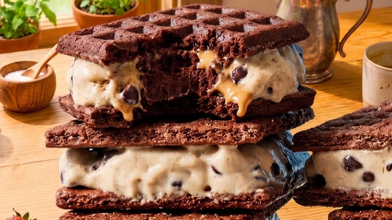 Receita sanduíche gelado caseiro com apenas 5 ingredientes